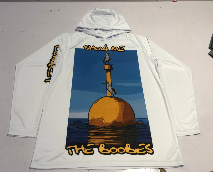 Lunacy Tackle “Show me the Boobies” Hooded shirt