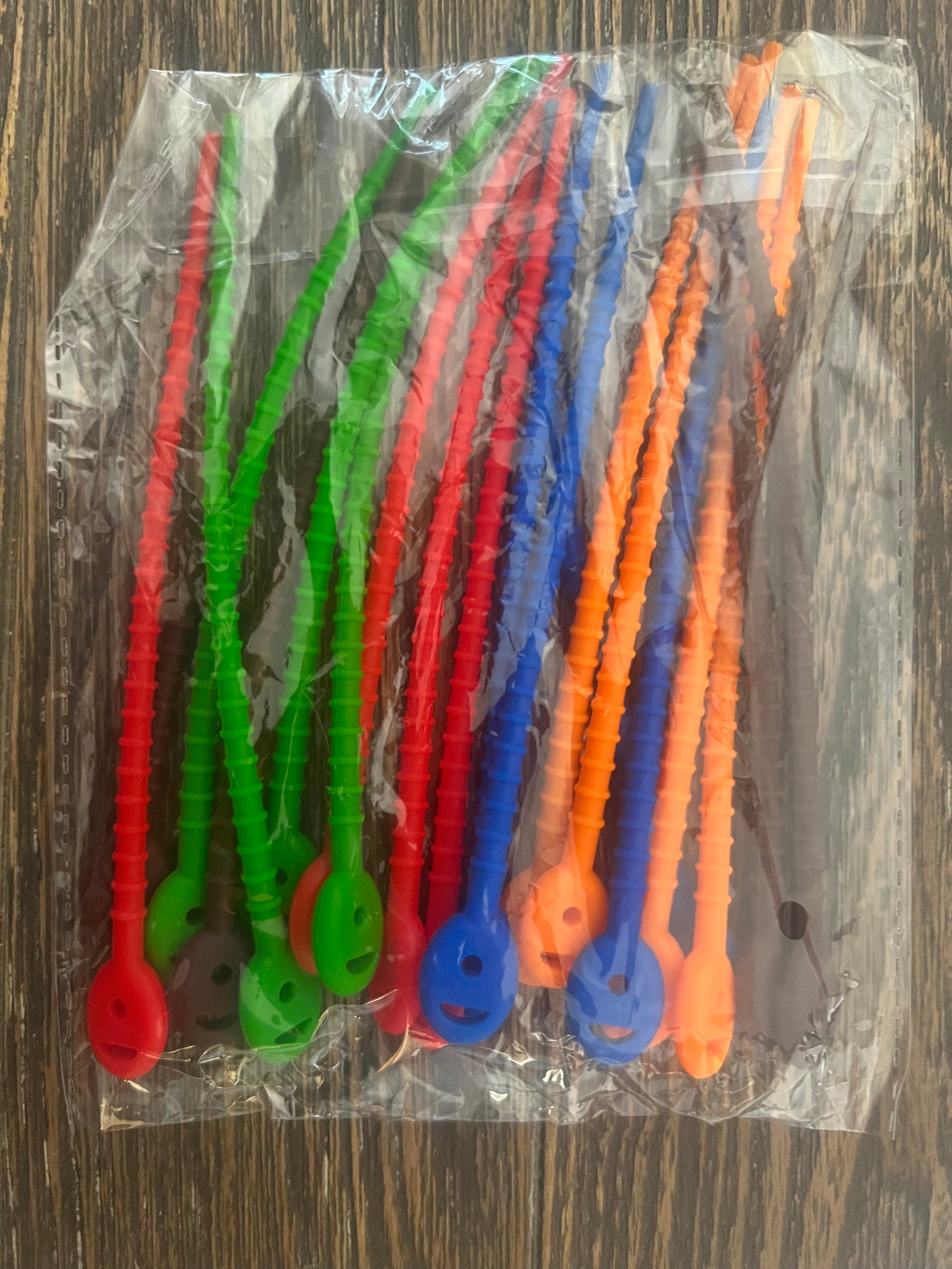 Silicone Zip Ties - 20 pcs - 6 inch Reusable Zip Ties